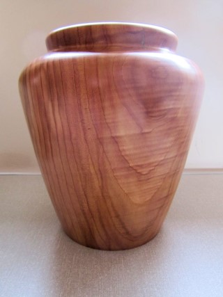 Paul's second placed cedar vase